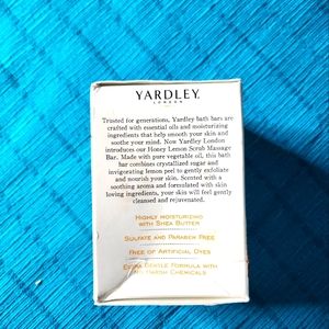 NIB Yardley Soap double honey lemon scrub massage bar